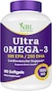 NBL Natural Ultra Omega 3 Fish Oil 1000mg 500EPA 250 DHA, Cardiovascular Support, 180 Softgels