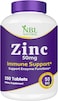 NBL NATURAL Zinc Gluconate 50mg, Supports Wellness, Immune System, and Reproductive Health, 250 Tablets