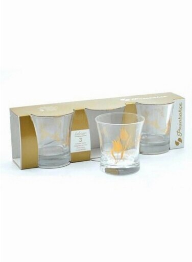 Lalezar Tumbler Set &acirc;&euro;&ldquo; 240cc &acirc;&euro;&ldquo; 3-Piece Elegant Glassware