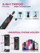 ULANZI MA09 Extendable Phone Tripod 71 Selfie Stick Phone Vlog Tripod Stand Quadrapod with All in 1 Phone Clip Travel Tripod Phone Holder with Rechargeable Remote