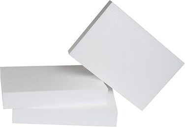 3pcs Craft Foam Block   30x20x5cm   Rectangle Polystyrene Foam   Thermocol   Styrofoam   for Art Sculpting   Flower Arrangements   Modeling   DIY Arts and Crafts   School Office Home