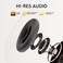 QCY H3 ANC Active Noise Cancelling Headphones, Wireless Bluetooth 5.4 Over-Ear Headphones, Hi-Res Audio, Deep Bass, Multipoint Connection, 60H Playtime, Custom EQ via App(Black)