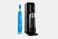 bubblebro Origin Sparkling Water Maker Starter Kit - Comes with a 1L BPA-Free Carbonating Bottle and a CO₂ Cylinder - Enjoy Fresh Sparkling Water Anytime, Anywhere (Black)