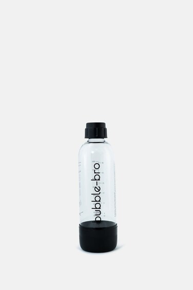 bubblebro 500ML BPA-Free Bottle - for use with bubblebro Origin Sparkling Water Maker (Black)
