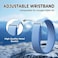 Google Fitbit Air Woven Nylon Loop Replacement Band, Stretchy Breathable Sport Strap, Adjustable Elastic Replacement Wristband with Metal Buckle for Men Women