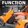 Lamborghini Official Licensed Revuelto 1:24 Scale Die-Cast Model Car &ndash; Highly Detailed Replica Hybrid Supercar &ndash; Opening Doors, Hood &amp; Trunk, Working Steering &amp; Suspension &ndash; (Orange)