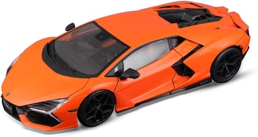 Lamborghini Official Licensed Revuelto 1:24 Scale Die-Cast Model Car &ndash; Highly Detailed Replica Hybrid Supercar &ndash; Opening Doors, Hood &amp; Trunk, Working Steering &amp; Suspension &ndash; (Orange)