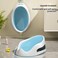 Yaya Duck Babylove Baby Bath Seat &ndash; Ergonomic Newborn Bathing Support with Anti-Slip Base &amp; Quick-Drain Holes &ndash; Safe &amp; Comfortable Infant Bather for 0 Months+