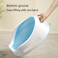 Yaya Duck Babylove Baby Bath Seat &ndash; Ergonomic Newborn Bathing Support with Anti-Slip Base &amp; Quick-Drain Holes &ndash; Safe &amp; Comfortable Infant Bather for 0 Months+