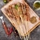 AL ARQAM 12-Inch Bamboo Skewers (90pcs) &ndash; Wooden Kebab Skewers for Fruit Kabobs, Appetizers, Chocolate Fountain, Cocktails &amp; More