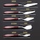 MOTARRO Professional Palette Knife Set (MP146-1) &ndash; 5-Piece Stainless Steel Painting Spatulas with Wooden Handles &ndash; Ideal for Oil, Acrylic &amp; Mixed Media Artists