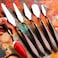 MOTARRO Professional Palette Knife Set (MP146-1) &ndash; 5-Piece Stainless Steel Painting Spatulas with Wooden Handles &ndash; Ideal for Oil, Acrylic &amp; Mixed Media Artists
