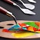 MOTARRO Professional Palette Knife Set (MP146-1) &ndash; 5-Piece Stainless Steel Painting Spatulas with Wooden Handles &ndash; Ideal for Oil, Acrylic &amp; Mixed Media Artists