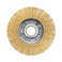 MTX Angle Grinder Brush, Seating 22.2mm, Flat, Brass Coated Twisted Wire (125mm)