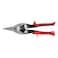 MTX Straight-Cut Tin Snips For Thin Metal with Rubber-Coated Handles