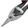 MTX Straight-Cut Tin Snips For Thin Metal with Rubber-Coated Handles