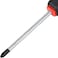 MTX CrV 3-Component Handle, Anti-Slip Flat Screwdriver (Ph 2x100mm, 114419)