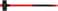 MTX Sledge Hammer with Fiberglass Rubber-Coated Handle (5000g)