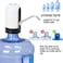 AL ARQAM Water Bottle Pump, 5 Gallon USB Charging Automatic Drinking Water Pump, Universal 2-5 Gallon Jugs Portable Electric Water Bottle Dispenser