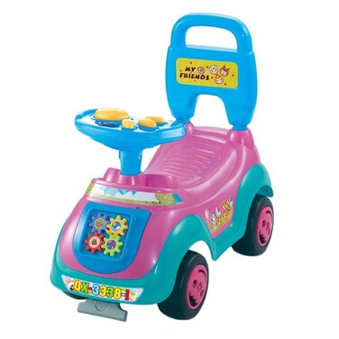 AL ARQAM Baby Car Baby Walker Steering Ride On Car Toys Kids Children Push Hand Baby Swing Car
