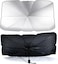 YALLABUYIT Car Front Windshield Sunshade Umbrella, Uv Protection &amp; Heat Insulation Foldable Sun Shade Sun Visor, Full Cover Sun Shade For Most Vehicles, 140 * 79CM