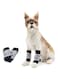 Dog Elbow Guards, 1 Pair of Front Leg &amp; Hind Leg Protectors, Elbow Support Wrap, Leg Support Wrap Cover, Pet Stretch Knit Breathable Protective Socks (Black and white, M)
