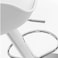 PU Leather Bar Stool,Adjustable Height &amp; Chrome Base,Ideal for Kitchen, Home Bar &amp; Caf&eacute;(White 1 Pc)
