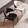 Modern Dining Chair,Soft PU Leather Upholstery &amp; Wooden,Elegant &amp; Comfortable,for Home Restaurant Office(Off-White)