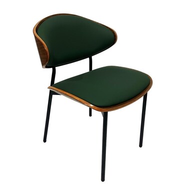 Modern Dining Chair,Soft PU Leather Upholstery &amp; Wooden,Elegant &amp; Comfortable,for Home Restaurant Office(Green)