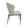 Premium Dining Chair Luxurious Artificial Scratch-Resistant Leather Restaurant Chair Heavy-Duty Metal Frame for Homes Hotels Caf&eacute;s(Light Gray)