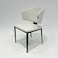 Premium Dining Chair Luxurious Artificial Scratch-Resistant Leather Restaurant Chair Heavy-Duty Metal Frame for Homes Hotels Caf&eacute;s(Light Gray)