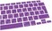 EU/UK Layout Russian Language Silicone Keyboard Cover Skin For MacBook Air 13" 2020 With Touch ID Model:- A2179/A2337 M1 Chip, Keyboard Accessories" Purple