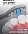 MySmile DY156 Electric Toothbrush for Adults, Rechargeable Sonic Battery Toothbrush Portable with 3 Brush Heads, 2 Mins 5 Modes Smart Timer, 45000VPM, One Charge for 60 Days (Gray, M)