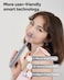 MySmile DY156 Electric Toothbrush for Adults, Rechargeable Sonic Battery Toothbrush Portable with 3 Brush Heads, 2 Mins 5 Modes Smart Timer, 45000VPM, One Charge for 60 Days (Gray, M)