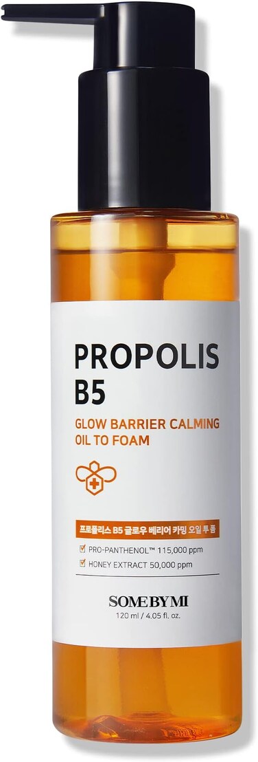SOME BY MI PROPOLIS B5 GLOW BARRIER CALMING OIL TO FOAM, 120ml
