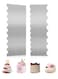 PCS Cake Scraper, Metal Cake Scraper, Double Sided Cake Smoother, Cake Scraper Buttercream Smoother, Cake Cutter, Pastry Scraper Tool, Stainless Steel Cake Edge Scraper