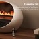Stadler Form Erik Fan Heater Aroma Diffuser &amp; Electric Fireplace 3-in-1 Swiss Design Fireplace Effect 4 Colours Led Remote Control Efficient Temperature Control White 2 Years Warranty + Local Support