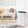 Stadler Form Lukas Swiss Design Dehumidifier 50L per Day for Home Office up to 175m&sup2; WiFi Control Silent Operation Laundry Drying Child Lock Versatile Drainage 5 Years Warranty Local Support