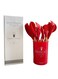 12 Pieces Heat Resistant Non Stick Silicone Cooking Utensil Set Red