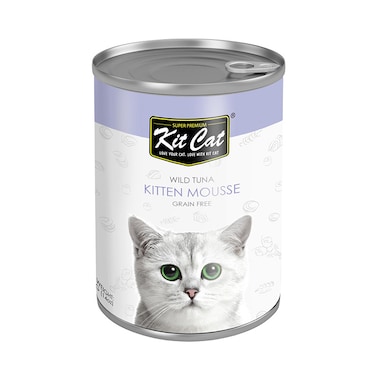 Kit Cat Wild Tuna Kitten Mousse Canned Cat Food 400g