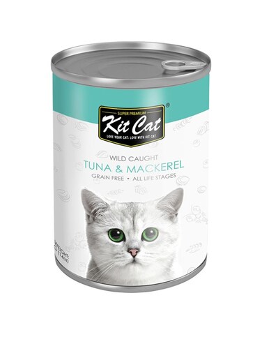 Wild Caught Tuna with Mackerel Canned Cat Food 400g
