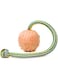 JULIUS-K9, 242BLK-50, IDC natural rubber ball with knot, 50 mm Dog Toys