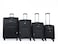 VIPTOUR 4 Piece Softside Spinner 4 Wheels Fabric Trolley Luggage With Number Lock 20/24/28/32 Inches