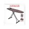 Foldable Clothes Ironing Board with Cotton Foam Padding, Sturdy T-Leg Frame &amp; Integrated Iron Rest

