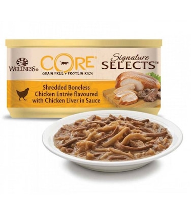Wellness Core Signature Selects Shredded Chick with Chick Liver Adult Cat 79Gg