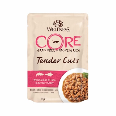 Wellness Core Tender Cuts Salmon with Tuna Adult Cat 85g