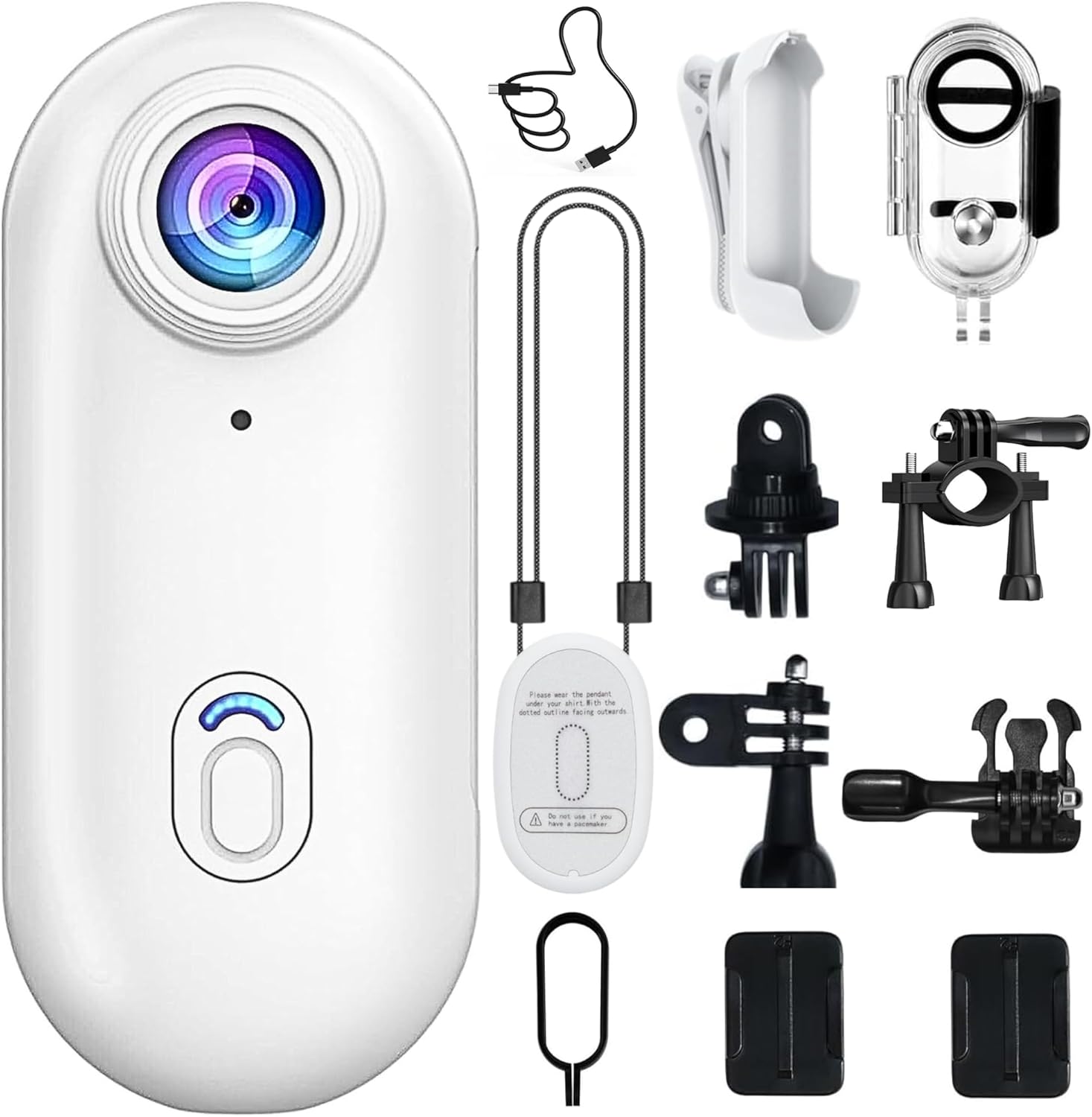 Hop Hop 4k Wearable Mini Sports cam-era With Magnetic Mount