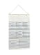 8 Pockets Linen Wall Door Closet Hanging Storage Bag Case Home Door Organizer Multicolour 23x13.7centimeter