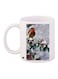Printed Coffee Mug White/Red/Green