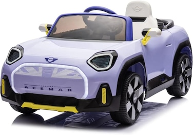 Lovely Baby Powered Riding Children Car LB 1688EL, Ride-On Car for Kids, Electric Car with Remote and Foot Accelerator, Ages 1-4years - Purple